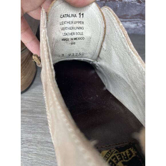 Freebird by Steven Mabel Brown Leather Oxfords Western Boots Women Sz 11M US/42 - Picture 8 of 16